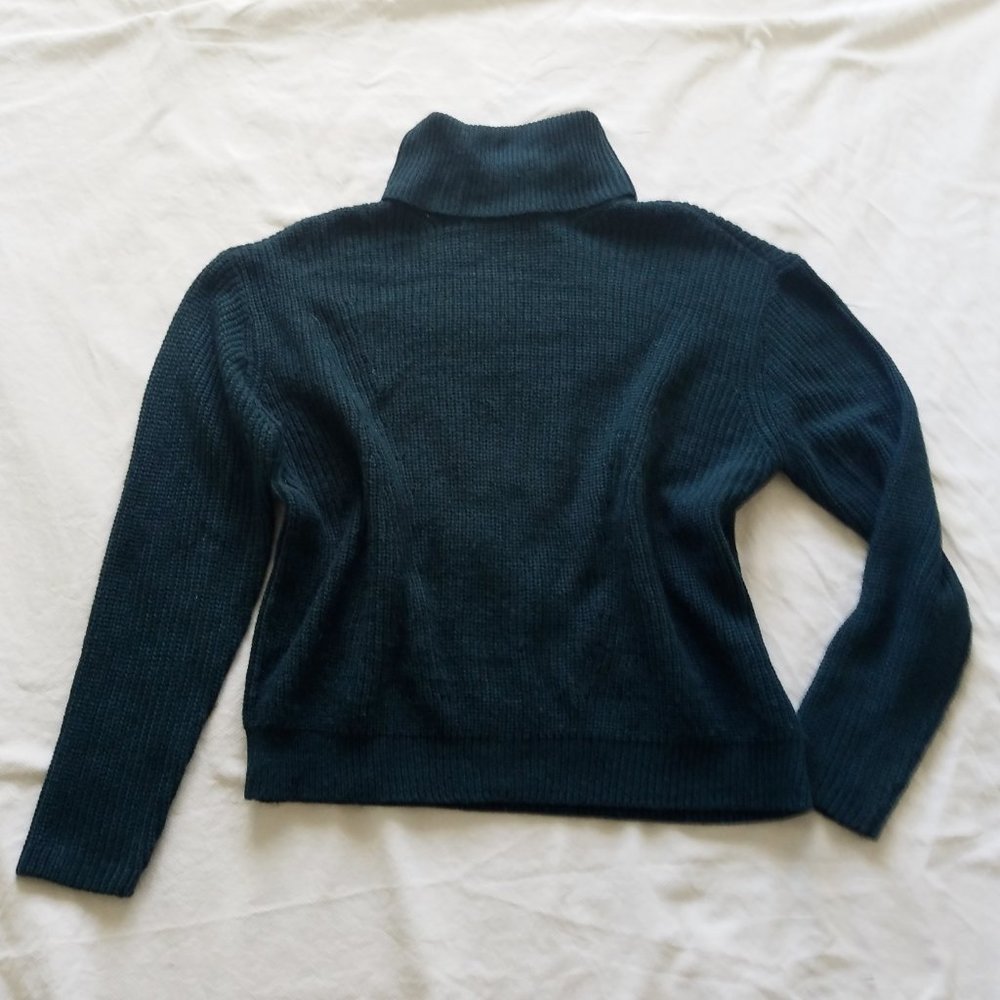 Sanctuary Emerald Green Turtleneck Chunky Knit